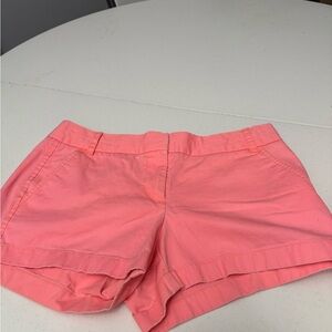 J.crewWomen's Coral Pink Casual Cotton Shorts